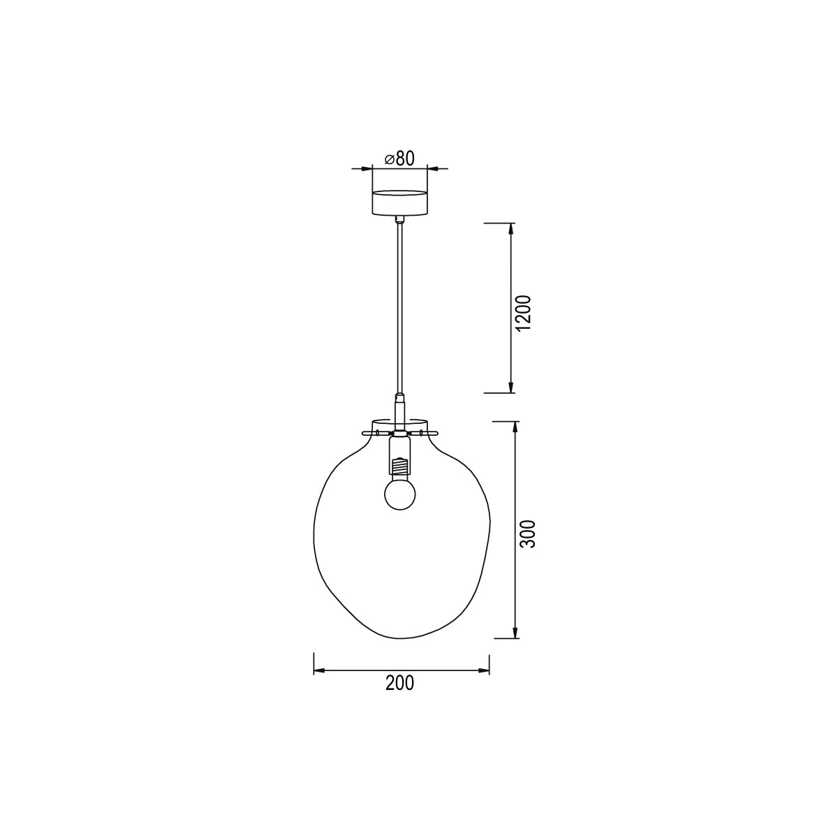 Подвесной светильник Vele Luce Alba VL1651P01 3