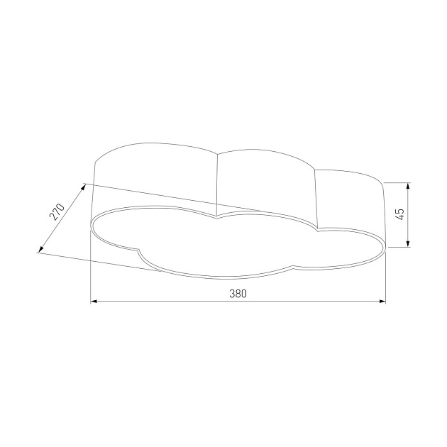 Настенный светильник TK Lighting 4964 Cloud Фото № 2