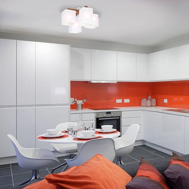 Потолочный светильник TK Lighting 4163 Tora White Фото № 3