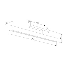 Потолочный светодиодный светильник TK Lighting 6619 Teo 1