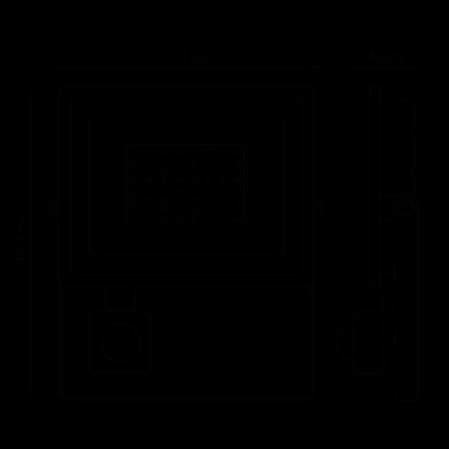 Прожектор светодиодный Gauss Elementary 50W 6500К 628511350 изображение 5 Прожектор светодиодный Gauss Elementary 50W 6500К 628511350 Фото № 5