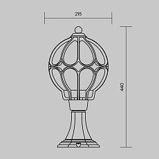 Ландшафтный светильник Maytoni Via O024FL-01G 1
