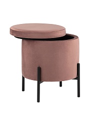 Пуф Stool Group Грейс велюр пыльно-розовый vd-grays-b15 2