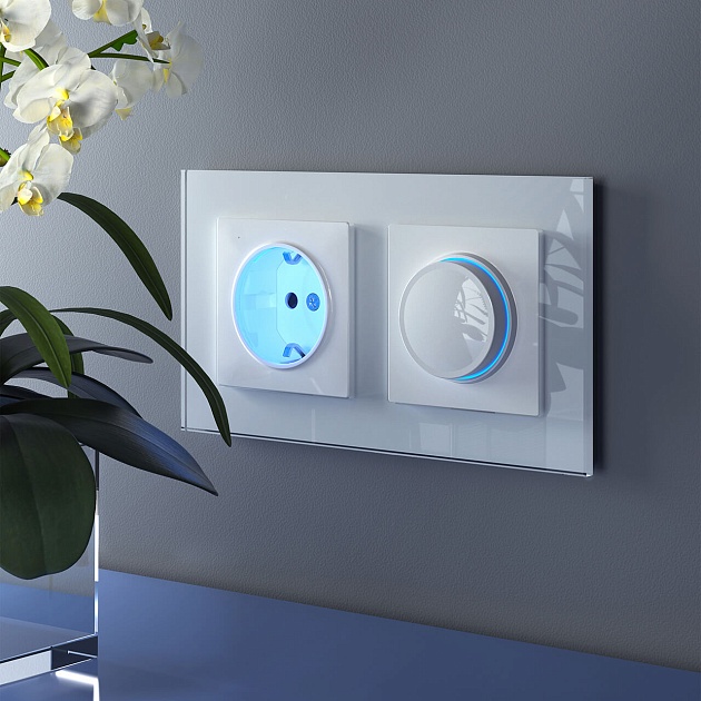 Диммер с подсветкой Werkel белый W1142101 4690389155260 Фото № 5