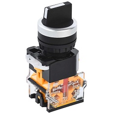 Переключатель D8-11X22 на 2 положения 1з+1р черный IEK BSW30-11X22-3-24-2-K02