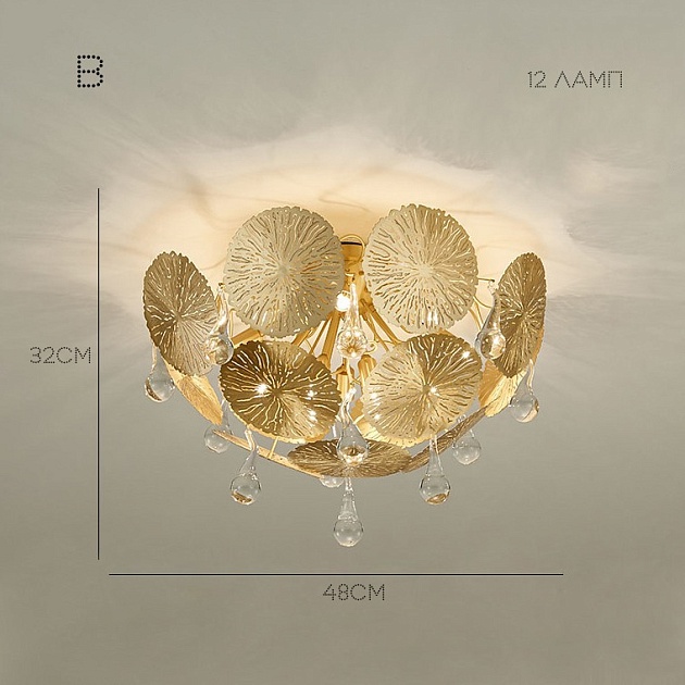 Потолочная люстра Imperium Loft Inca 203836-26 Фото № 1