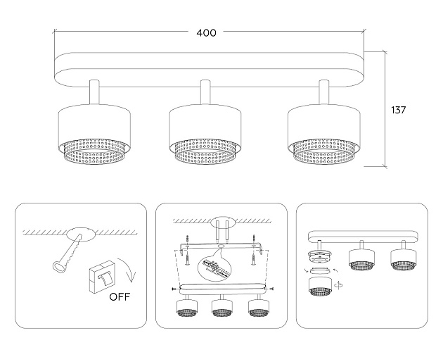 Спот Ambrella light Techno Spot Techno family TN71295 Фото № 7
