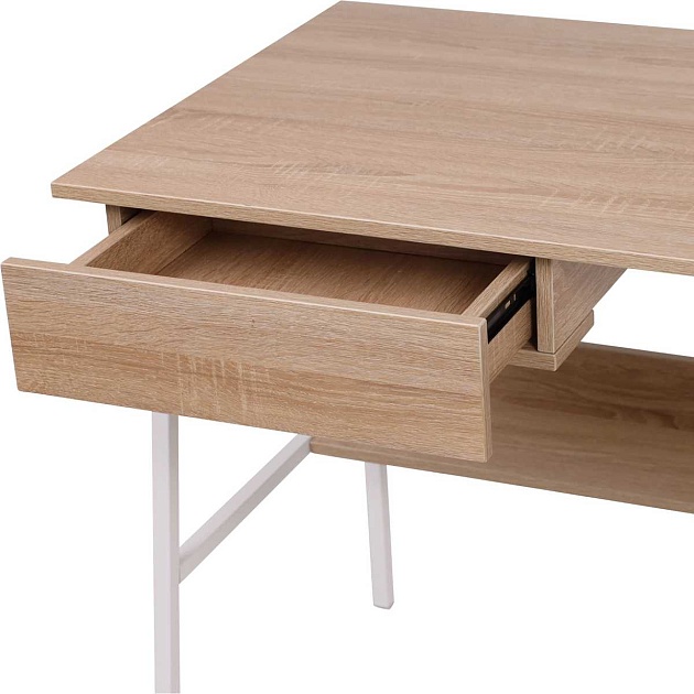 Письменный стол AksHome Amber светлый дуб, лдсп 80037 изображение 3 Письменный стол AksHome Amber светлый дуб, лдсп 80037 Фото № 3