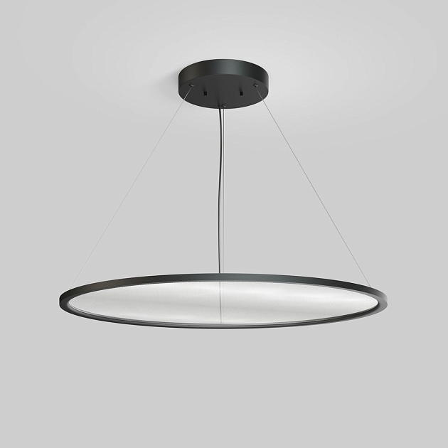 Подвесной горизонтальный светодиодный светильник Denkirs Veil DK6620-BK Фото № 4