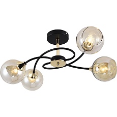 Потолочная люстра Reluce 01356-0.3-04B BK+FGD 4