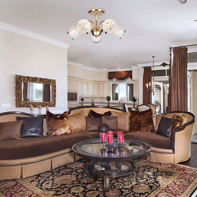 Потолочная люстра Eurosvet 30026/5 золото Фото № 3