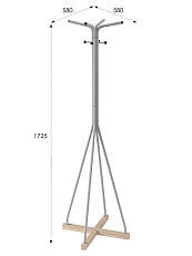 Напольная вешалка Мебелик Галант 218 007165 2
