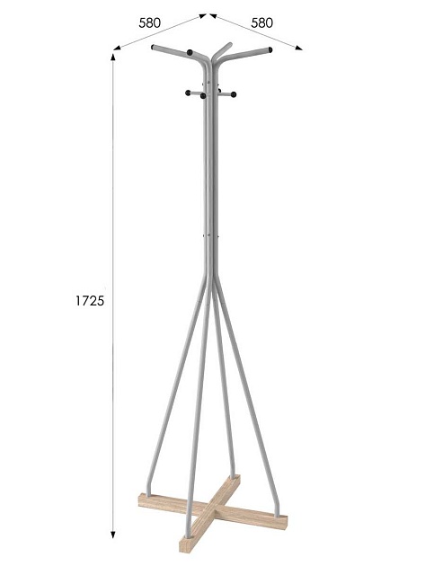 Напольная вешалка Мебелик Галант 218 007165 Фото № 3
