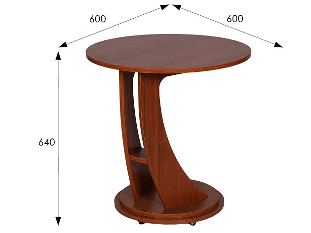 Приставной стол Мебелик Акцент-2 005845 изображение 3 Приставной стол Мебелик Акцент-2 005845 Фото № 3
