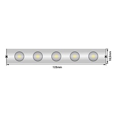 Светодиодная влагозащищенная лента SWG 18W/m 48LED/m 2835SMD дневной белый 5M SWG-248-24-NW20/45-67 008218
