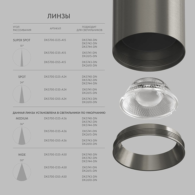 Потолочный светодиодный светильник Denkirs Shine Tube DK2610-DN Фото № 3