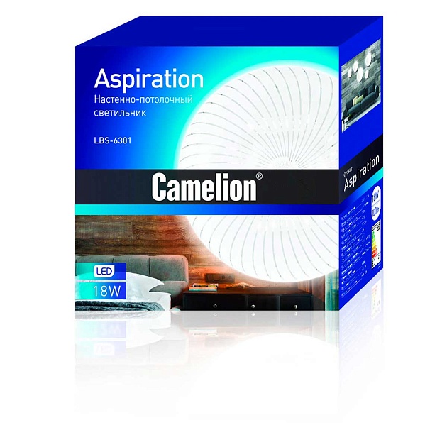 Настенно-потолочный светильник Camelion LBS-6301 14304 изображение 2 Настенно-потолочный светильник Camelion LBS-6301 14304 Фото № 2