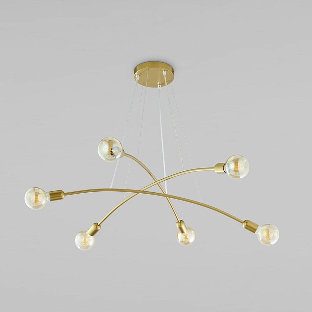 Подвесная люстра TK Lighting 2728 Helix Gold Фото № 1