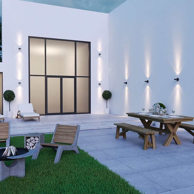 Уличный настенный светодиодный светильник Novotech Street Calle 359304 Фото № 5