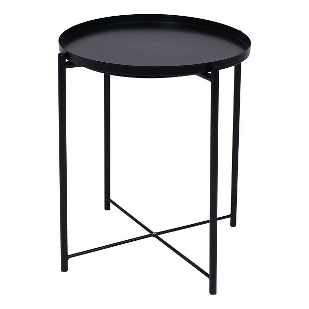 Журнальный стол AksHome Trick черный, d 420*520 91082 изображение 1 Журнальный стол AksHome Trick черный, d 420*520 91082 Фото № 1