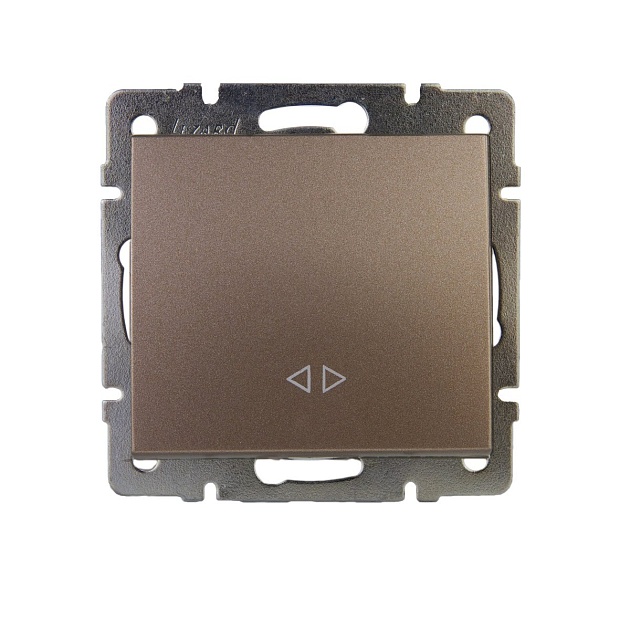 Выключатель промежуточный Lezard Rain бронза 703-3188-107 изображение 1 Выключатель промежуточный Lezard Rain бронза 703-3188-107 Фото № 1