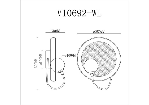 Бра Moderli Cosmi V10692-WL Фото № 2