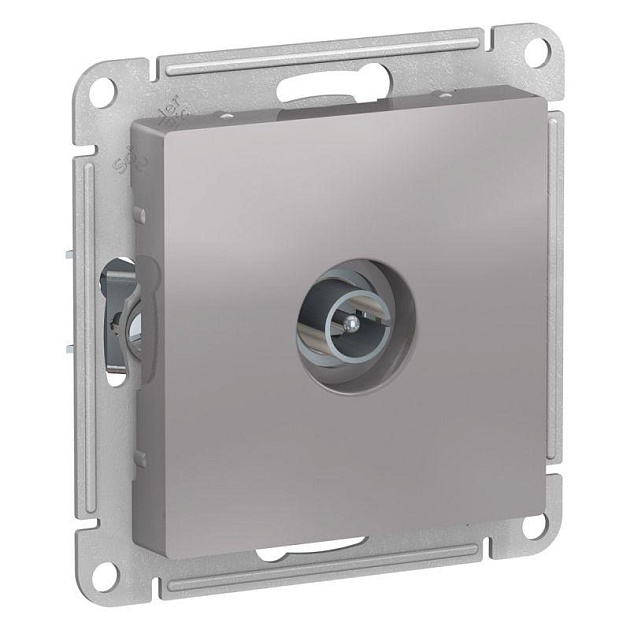 ТВ-розетка Systeme Electric AtlasDesign алюминий ATN000393 Фото № 1
