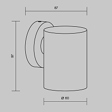 Бра Maytoni Outdoor O493WL-01W 1