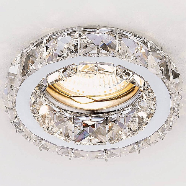 Встраиваемый светильник Ambrella light Crystal K112 CL/CH Фото № 2