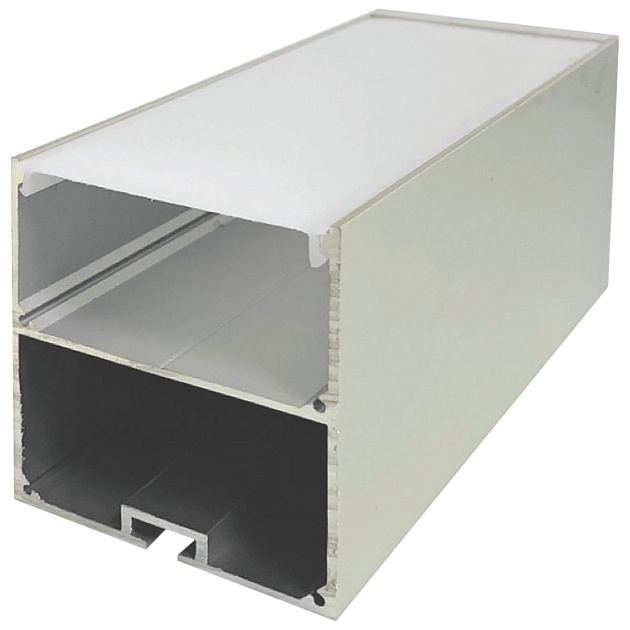 Профиль подвесной с рассеивателем серебро 2м. Apeyron 08-25 изображение 1 Профиль подвесной с рассеивателем серебро 2м. Apeyron 08-25 Фото № 1