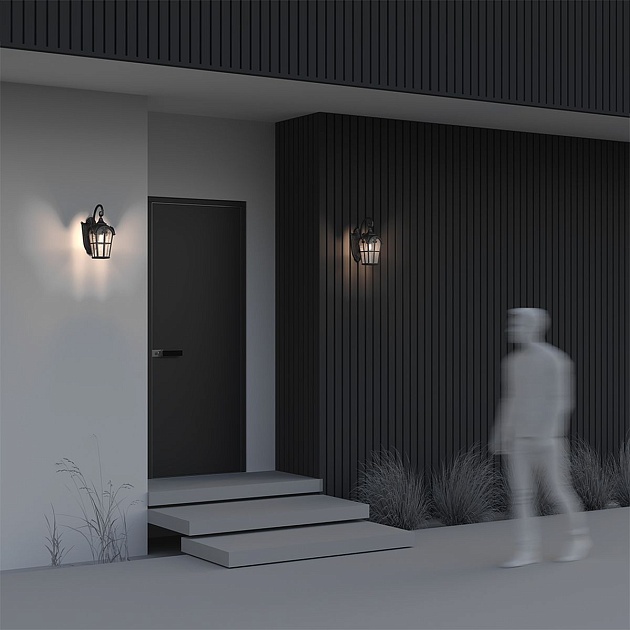 Уличный настенный светильник Maytoni Outdoor Albion O413WL-01BZ Фото № 9