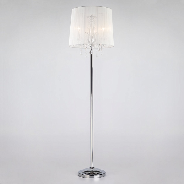 Торшер Eurosvet 2045/3F хром/белый Фото № 1