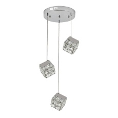 Подвесная светодиодная люстра Indigo Radioso 12048/3P Chrome V000136L 3