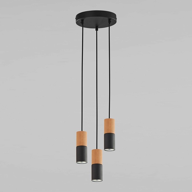 Подвесная люстра TK Lighting 6310 Elit Black Wood изображение 1 Подвесная люстра TK Lighting 6310 Elit Black Wood Фото № 1