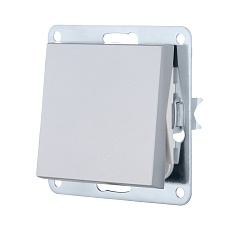 Переключатель LK Studio 1-кл., на 2 направления (схема 6) 16 A, 250 B (серебристый металлик) LK80 840303-1 1