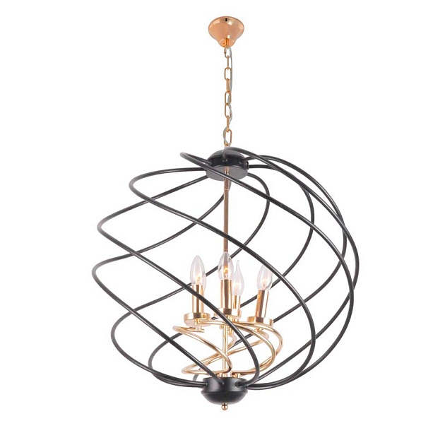 Подвесной светильник ЭкономСвет 10211/5M FGD+BK Фото № 1