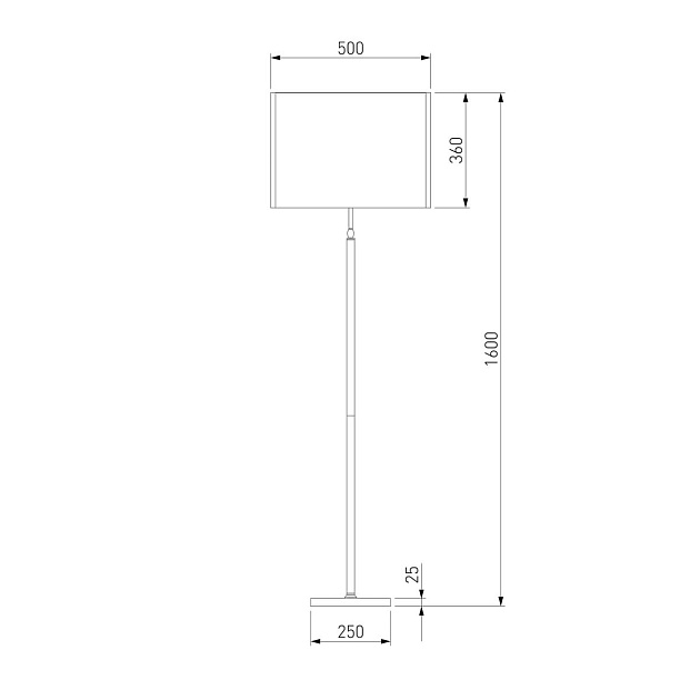 Торшер Eurosvet Notturno 01163/1 черный изображение 2 Торшер Eurosvet Notturno 01163/1 черный Фото № 2
