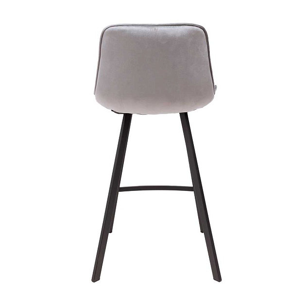 Барный стул AksHome Leros светло-серый, велюр 81473 Фото № 13