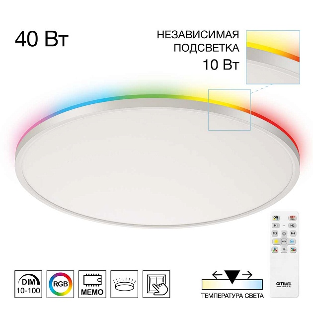 Потолочный светильник Citilux NORMA CL749500 изображение 1 Потолочный светильник Citilux NORMA CL749500 Фото № 1