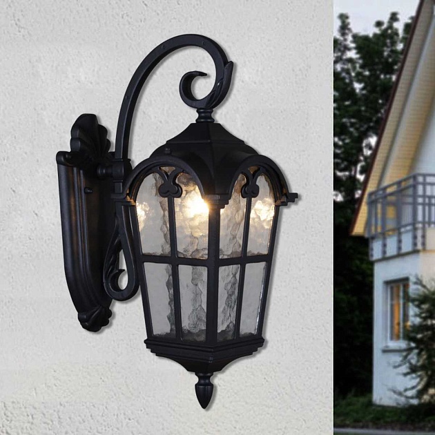 Уличный светильник Reluce 08306-9.2-001U BK Фото № 3