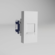 Модульная розетка Ethernet RJ-45 Werkel белый W1281101 4690389211751