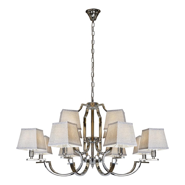 Подвесная люстра iLamp Hilton 6943-8+4 CR изображение 1 Подвесная люстра iLamp Hilton 6943-8+4 CR Фото № 1