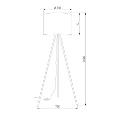 Торшер TK Lighting 6637 Umberto 1