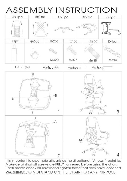 Кресло руководителя Woodville Aragon 1738 Фото № 2