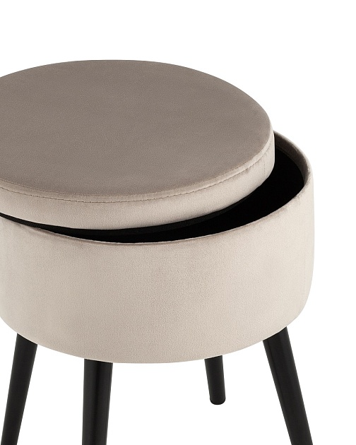 Пуф Stool Group Клайс велюр светло-серый vd-clays-b25 Фото № 3