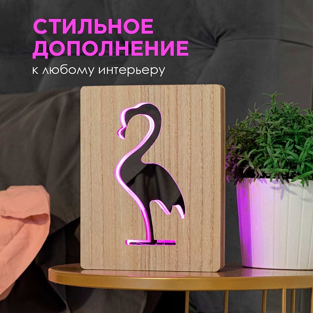 Светильник-ночник Apeyron Фламинго 12-187 Фото № 8