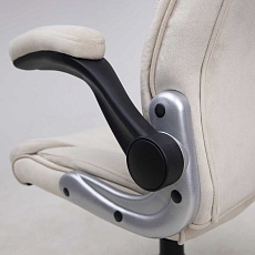 Кресло руководителя AksHome Galio бежевый, велюр 86373 4