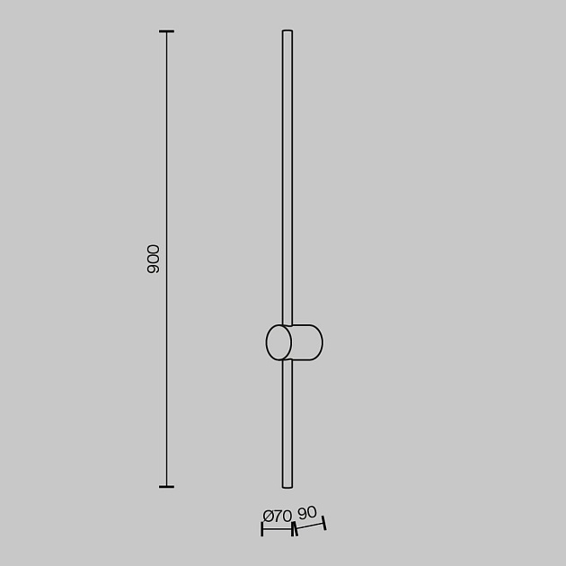 Настенный светодиодный светильник Maytoni Light Stick MOD237WL-L11BS3K Фото № 3