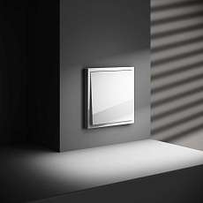 Заглушка Voltum S70 с суппортом, (белый глянцевый) VLS080101 4