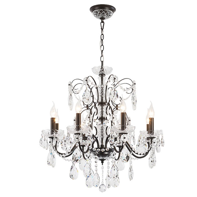 Подвесная люстра Crystal Lux Odelis SP8 Brown Фото № 4